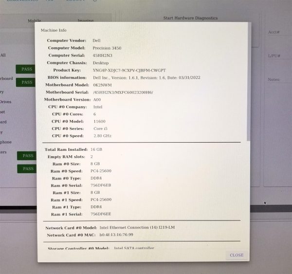 Dell Precision 3450 SFF Core i5-11600 2.8GHz 16GB 256GB NVMe+500GB Windows 11 PC - Image 4