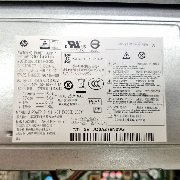 HP EliteDeskk 800 G2 TWR Core i7-6700 3.40GHz 16GB 240GB SSD+500GB Win11 Desktop - Image 9