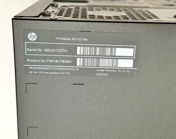 HP EliteDeskk 800 G2 TWR Core i7-6700 3.40GHz 16GB 240GB SSD+500GB Win11 Desktop - Image 10