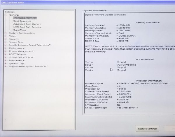 Dell OptiPlex 3040 MT i5-6500 3.2GHZ 16GB 500GB SSD Win10P Desktop FirePro V4800 - Image 2