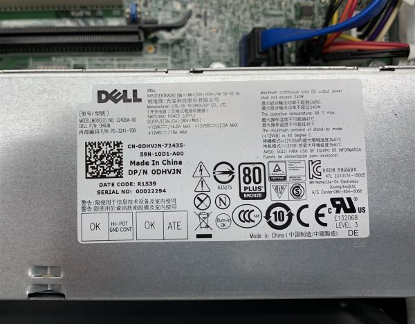 Dell OptiPlex 7040 MT i5-6500 3.20GHz 16GB 128GB M.2+500GB Win10 PRO Desktop PC - Image 9
