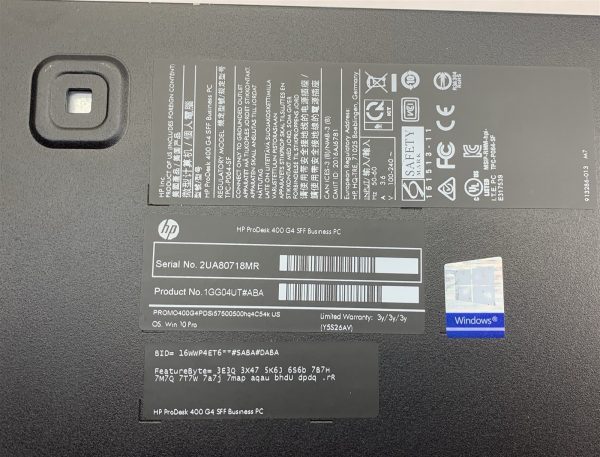 HP ProDesk 400 G4 SFF Business PC i5-7500 3.40GHz 16GB 256GB SSD Win11 Computer - Image 8