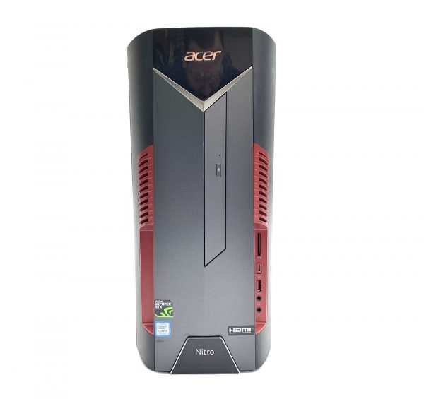 Acer Nitro N50-600-DH11 Gaming PC i5-8400 2.8GHz 12GB 1TB SSD Win11 GTX1060 WiFi - Image 4