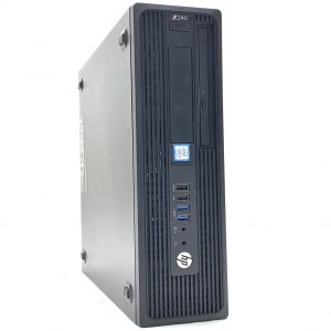 HP Z240 SFF Workstation Core i5-7500 3.4GHz 8GB 256GB SSD Win11 Computer Desktop