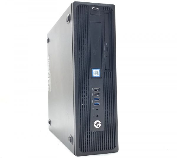 HP Z240 SFF Workstation Core i5-7500 3.4GHz 8GB 256GB SSD Win11 Computer Desktop