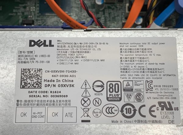Dell OptiPlex 7040 SFF Desktop Core i7-6700 3.4GHz 12GB 256GB NVMe Windows 11 PC - Image 10