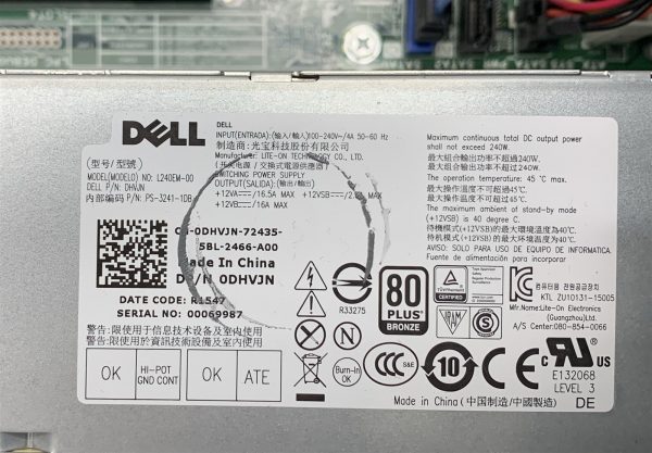 Dell OptiPlex 7040 MT Core i5-6500 3.20GHz 16GB 256GB NVMe Win11 Desktop R5-340X - Image 9