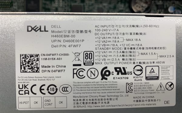 Dell Vostro 5890 MT i5-10400F 2.90GHz 16GB 512GB NVMe Windows 11 PC WIFI GTX 970 - Image 8