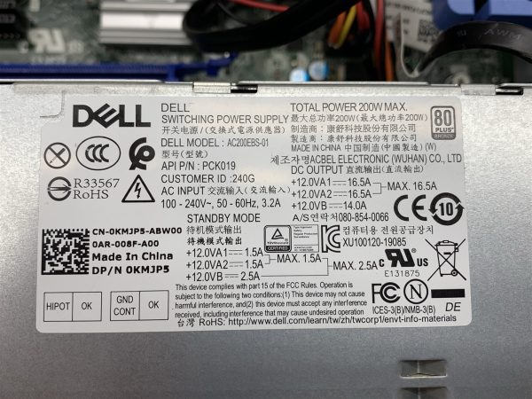 Dell OptiPlex 7080 SFF Core i5-10500 3.10GHz 12GB 512GB NVMe Windows 11 Computer - Image 7
