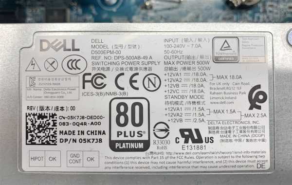 Dell XPS 8940 MT i7-10700 2.90GHz 32GB 256GB NVMe Win11 PC GTX 1650 SUPER WiFi - Image 8