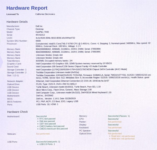 Dell OptiPlex 7040 SFF Desktop i7-6700 3.40GHz 8GB 512GB NVMe Win11 PC Computer - Image 8