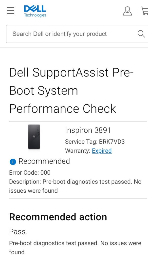 Dell Inspiron 3891 MT Core i5-11400 2.6GHz 12GB 256GB NVMe Win11 PC Desktop WiFi - Image 8