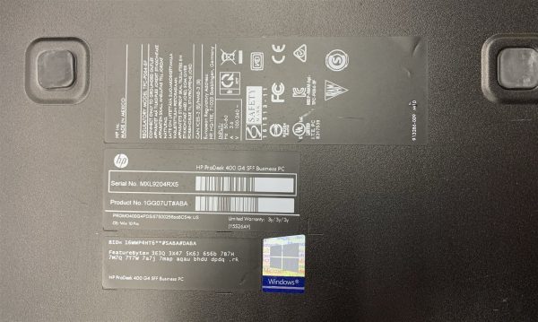 HP ProDesk 400 G4 SFF Business PC i7-7700 3.60GHz 12GB 250GB SSD Win11 Desktop - Image 8
