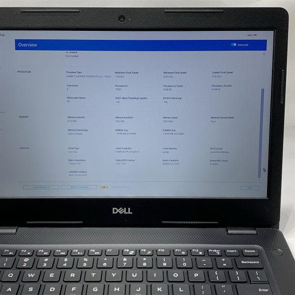 Dell Inspiron 3493 Laptop i5 1035G4 1.10GHZ 14" HD 8GB RAM 256GB NVMe Windows 11 - Image 2