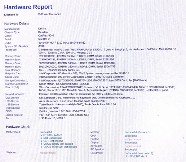 Dell OptiPlex 5040 SFF Core i7-6700 3.40GHz 16GB 1TB NVMe Windows 11 Computer PC - Image 10