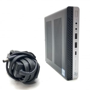 HP EliteDesk 800 G4 DM USFF i5-9600 3.10GHz 16GB 256GB NVMe Win11 Micro PC WiFi