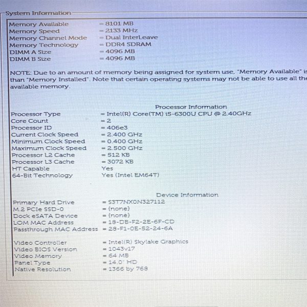Dell Latitude E7470 14" Intel Core i5-6300U 2.40 GHz 8GB 256GB NVMe Windows 11 - Image 9