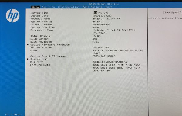HP ENVY TE01-4254 Desktop Core i7-13700 2.10GHz 16GB 512GB SSD Win11 24H2 WIFI - Image 2