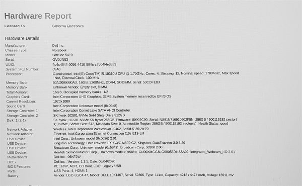 Dell Latitude 5410 Laptop i5 10310U 1.70GHZ 14" FHD 16GB 256GB NVMe Windows 11 - Image 2