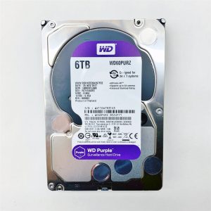 Western Digital WD WD60PURZ-85ZUFY1 6TB HDD SATA 6Gbps 7.2K 3.5" Hard Disk Drive