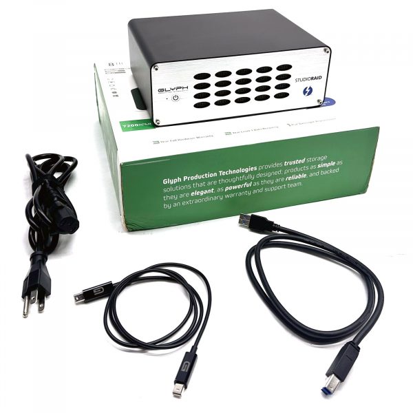 Glyph StudioRaid 8TB External HDD RAID 0 1 JBOD Thunderbolt TB 2 USB 3 SRTB8000