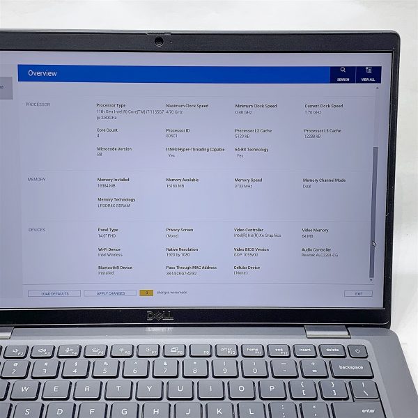 Dell Latitude 7420 Laptop i7 1165G7 2.80GHZ 14" FHD 16GB 512GB NVMe Windows 11 - Image 2