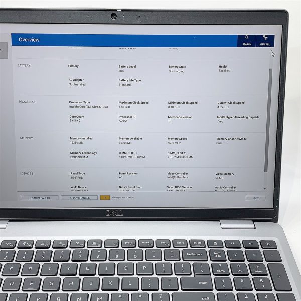 Dell Latitude 5550 Laptop Ultra 5 135U 1.60GHZ 15.6" FHD 16GB 512GB NVMe Win 11 - Image 2