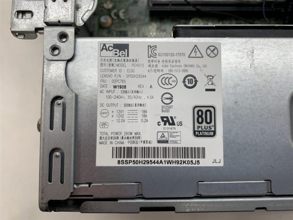 Lenovo ThinkStation P330 SFF i7-8700 3.2GHz 16GB 240GB SSD Win11P 24H2 PC WIFI - Image 8