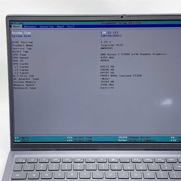 Dell Inspiron 5515 Laptop Ryzen 7 5700U 1.8GHZ 15.6" FHD 16GB 512GB NVMe Win 11 - Image 2