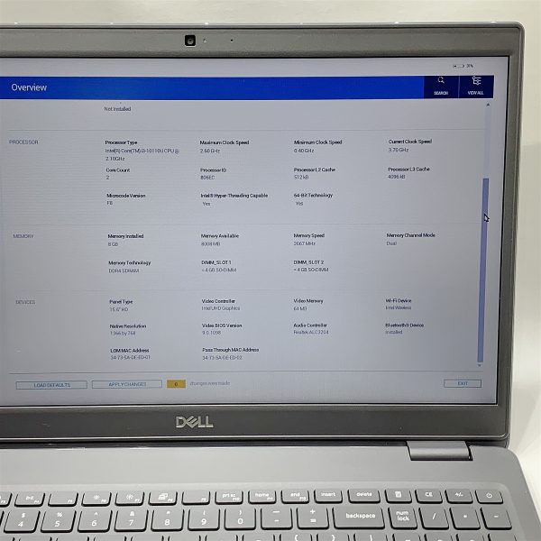 Dell Latitude 3510 Laptop i3 10110U 2.10GHZ 15.6" HD 8GB 256GB NVMe Windows 11 - Image 2