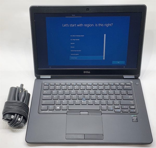 Dell Latitude E7450 Laptop i7 5600U 2.60GHZ 14" HD 16GB RAM 240GB SSD Windows 10