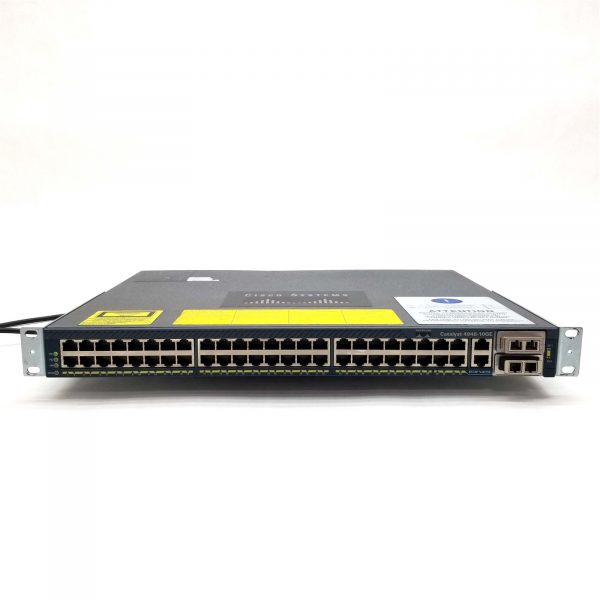 Cisco Catalyst 48-Port Managed Switch 4948-10GE Ethernet 2*Optical Transceivers - Image 2