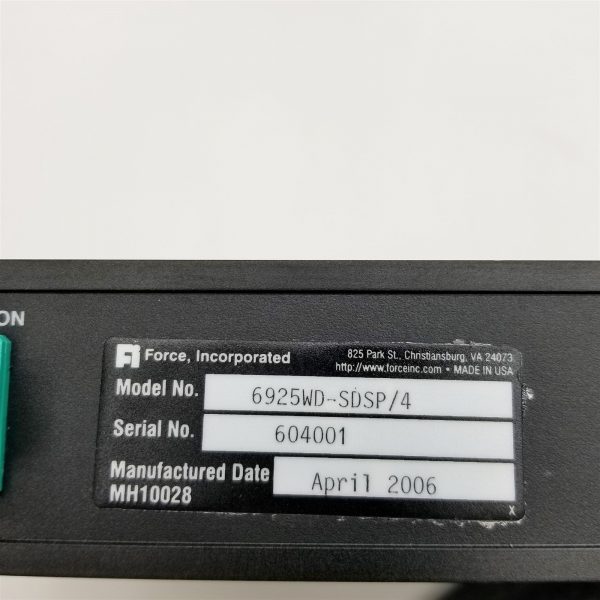 Force 6925 CWDM 4-Channel Coarse Wavelength-Division Multiplexer 6925WD-SDSP/4 - Image 7