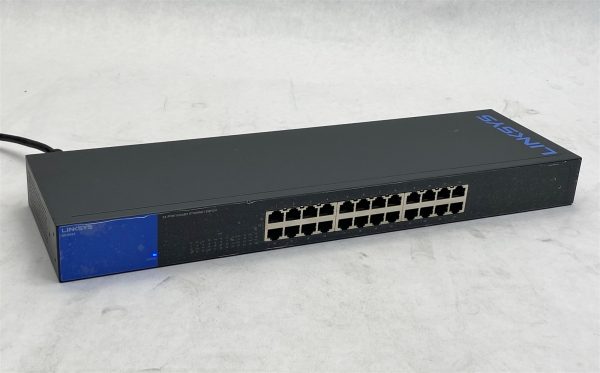 Linksys SE3024 Metallic 24-Port Gigabit Ethernet Switch Unmanaged