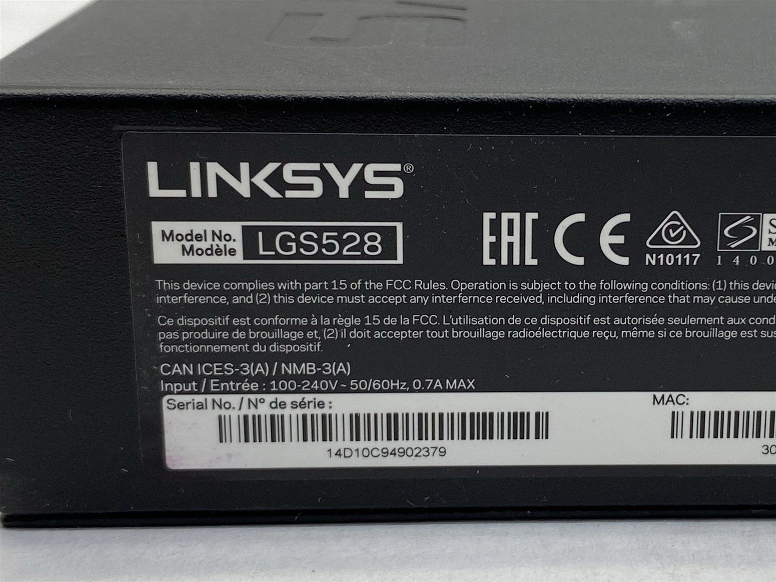 Linksys LGS528 Business 28-Port Managed Gigabit Ethernet Network Switch - Image 4