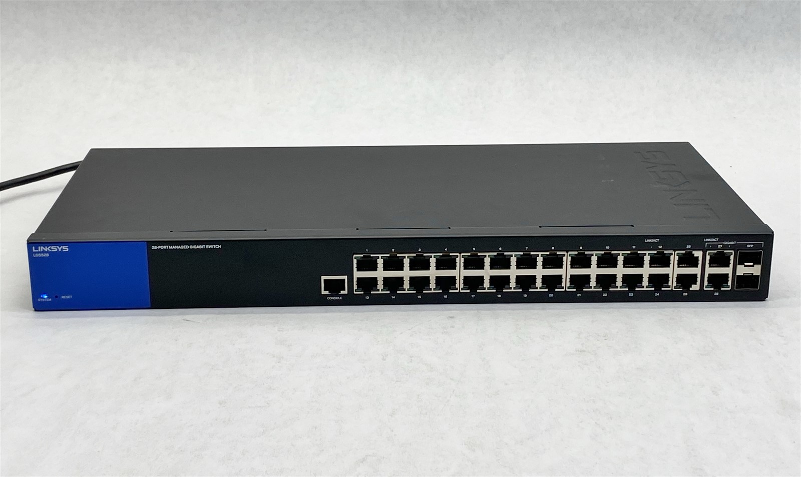 Linksys LGS528 Business 28-Port Managed Gigabit Ethernet Network Switch - Image 2