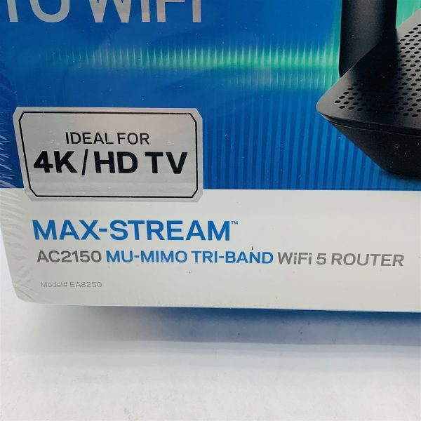 Linksys EA8250 Max-Stream AC2150 Mu-Mimo Tri-Band WiFi 5 Router *Sealed New* - Image 3