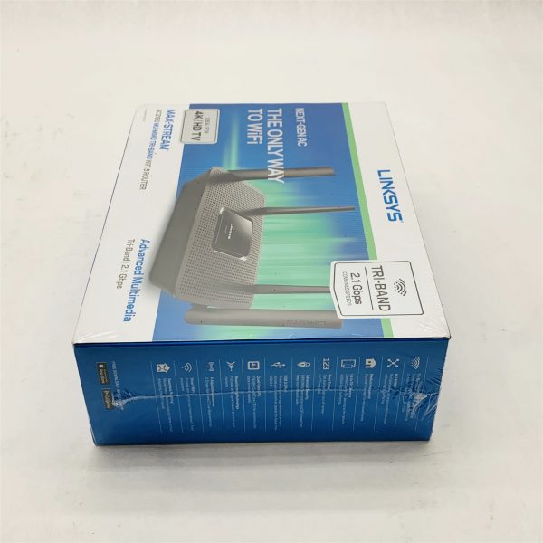 Linksys EA8250 Max-Stream AC2150 Mu-Mimo Tri-Band WiFi 5 Router *Sealed New* - Image 5