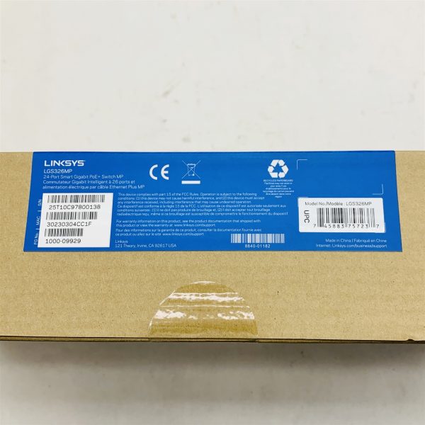 Linksys LGS326MP PoE+ Smart 26-Port Gigabit Network Switch MP *Sealed New* - Image 6