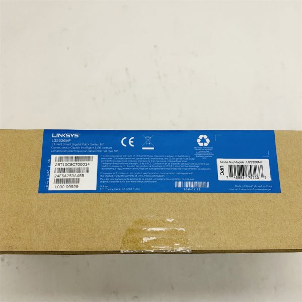 Linksys LGS326MP PoE+ Smart 26-Port Gigabit Network Switch MP *New, Open Box* - Image 7