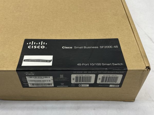 Cisco Small Business SF200E-48 48-port 10/100 Smart Switch NEW Sealed - Image 2