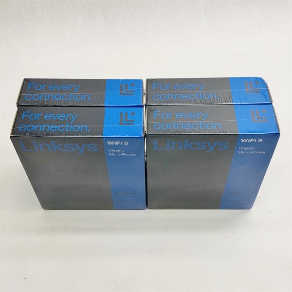 Linksys LN3101 Classic Dual-Band AC1200 WiFi 5 Micro Router *Lot 4 Sealed New* - Image 2