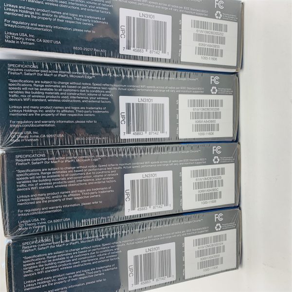 Linksys LN3101 Classic Dual-Band AC1200 WiFi 5 Micro Router *Lot 4 Sealed New* - Image 5