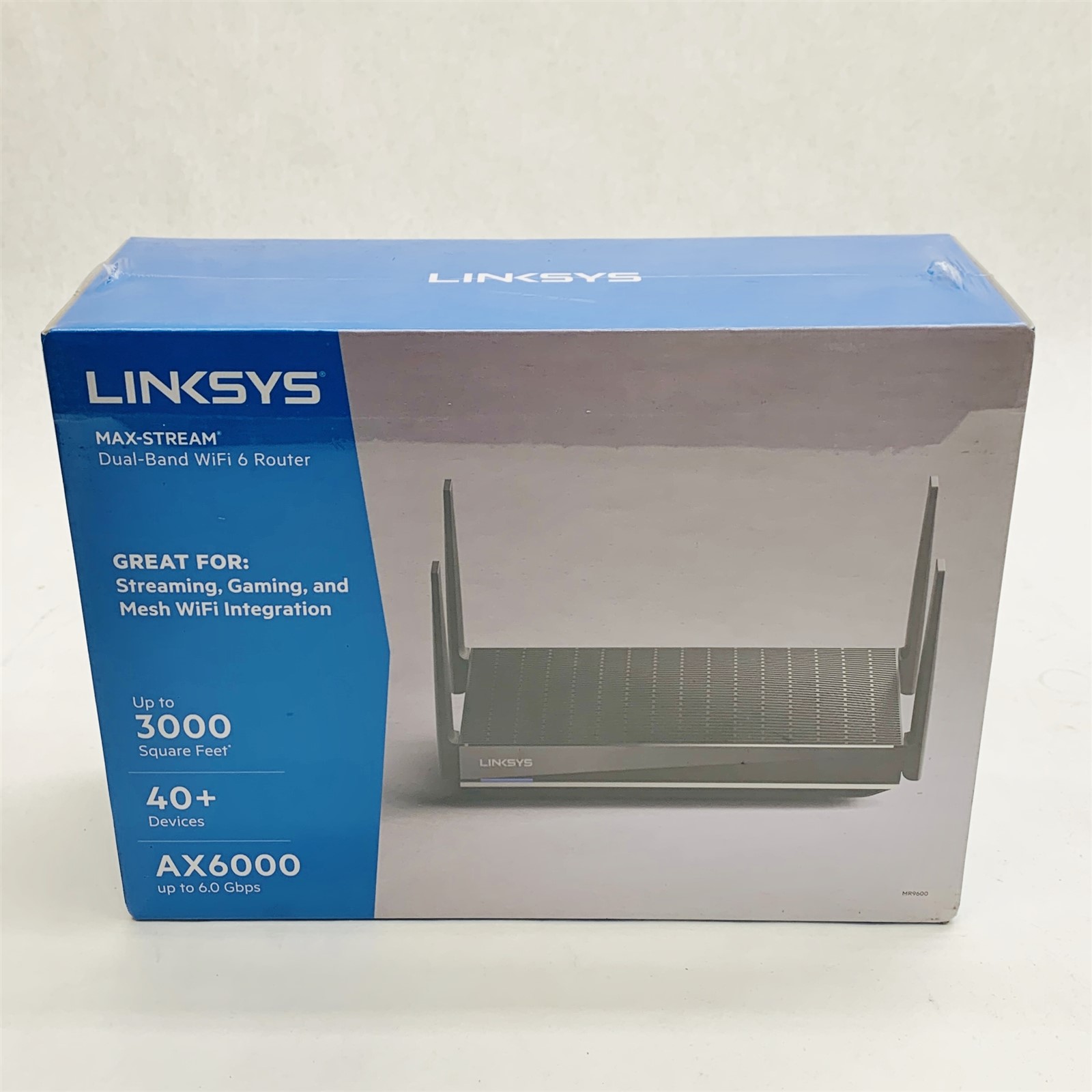 Linksys MR9600 Dual Band WiFi 6 AX6000 up to 6.0Gbps Mesh Router *Sealed New* - Image 2