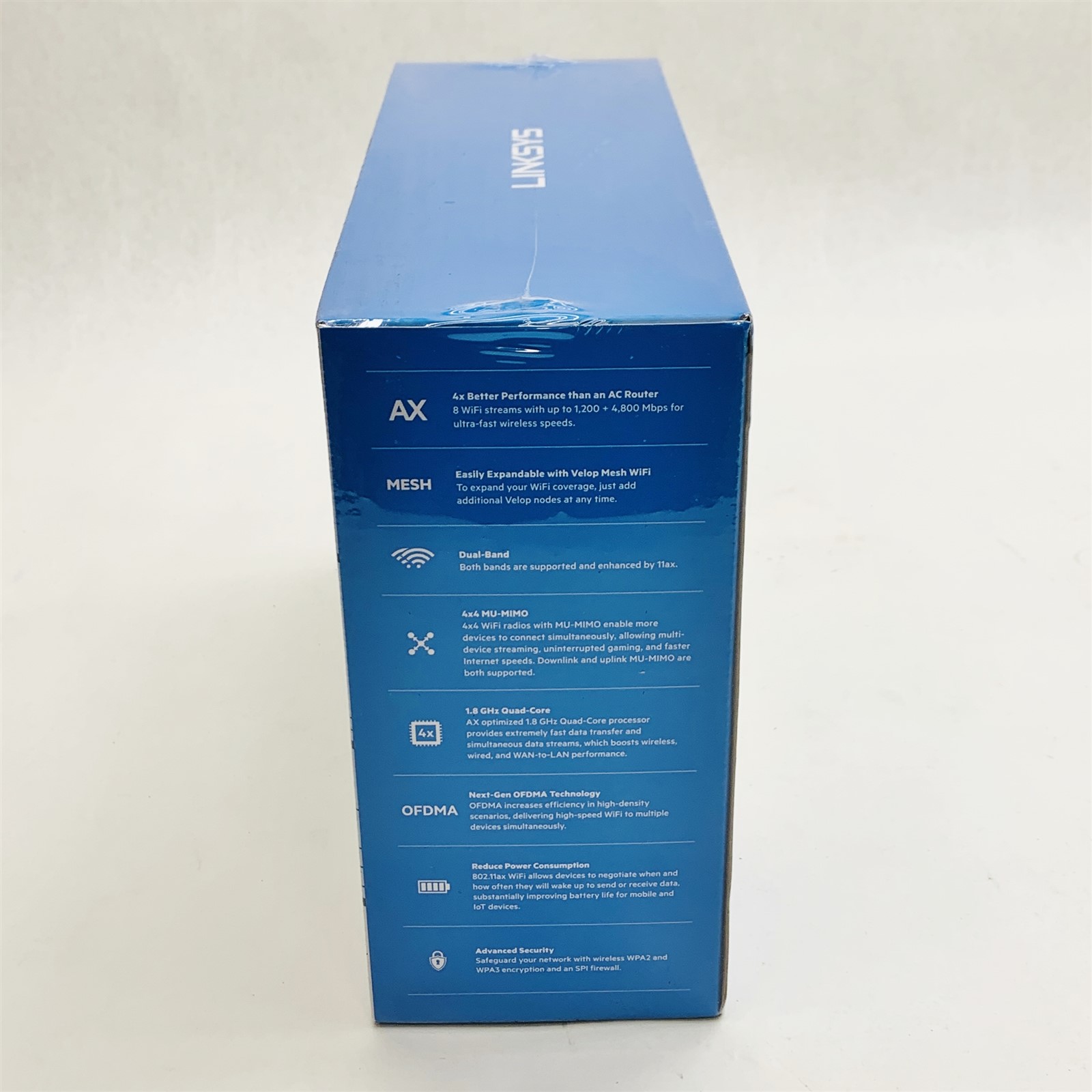 Linksys MR9600 Dual Band WiFi 6 AX6000 up to 6.0Gbps Mesh Router *Sealed New* - Image 5