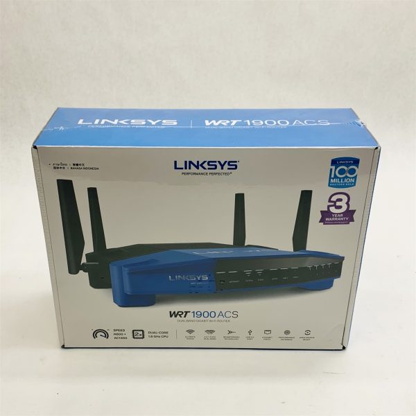 Linksys WRT1900ACSV2-AP DualBand N600+AC1300 Vietnam/Indonesia Router Sealed New - Image 2