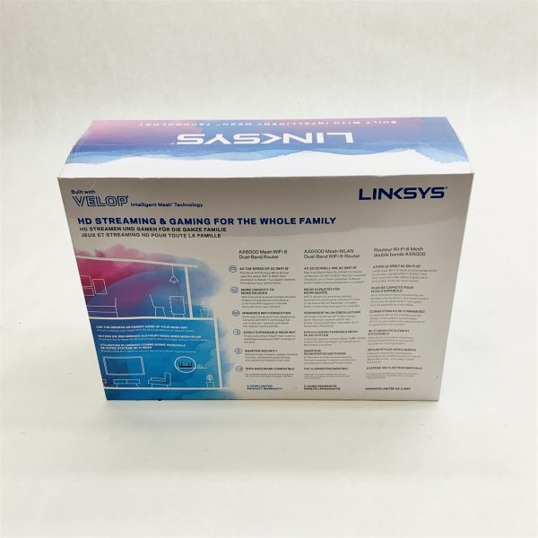 Linksys MR9600-ME Dual-Band (ME Version) WiFi 6 AX6000 WiFi Router *Sealed New* - Image 4
