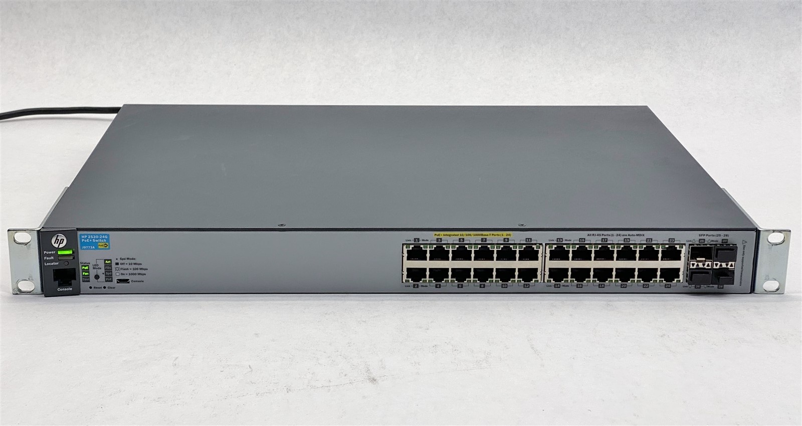 HP Aruba J9773A 2530-24G PoE+ 24-Port Gigabit Ethernet Managed Network Switch - Image 2