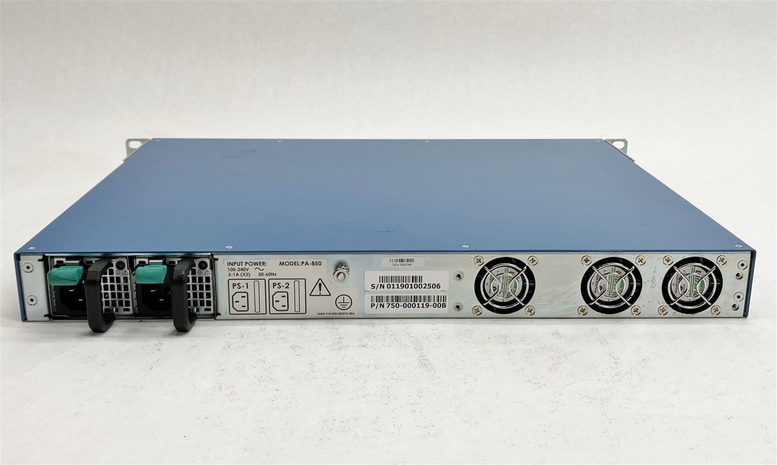 Palo Alto Networks PA-850 Enterprise Firewall Security Device PANOS Ver 10.1.8 - Image 3