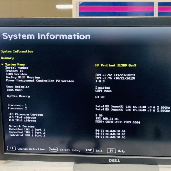 HP ProLiant DL380 Gen9 24-SFF 2*Xeon E5-2640v3 2.60GHz 64GB RAM P440ar Server - Image 2
